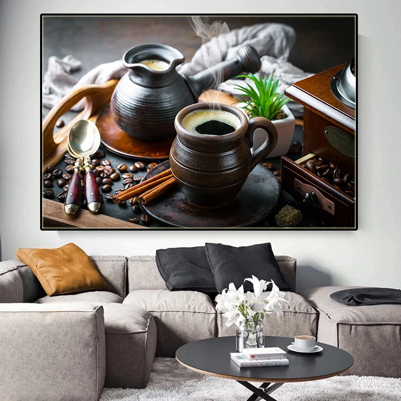Vintage Coffee Bean Canvas Painting Nordic Coffe House Posters Prints Modern Wall Art Pictures Restaurant Room Home Decoration
Vintage Coffee Bean Canvas Painting Nordic Coffe House Posters Prints Modern Wall Art Pictures Restaurant Room Home Decoration