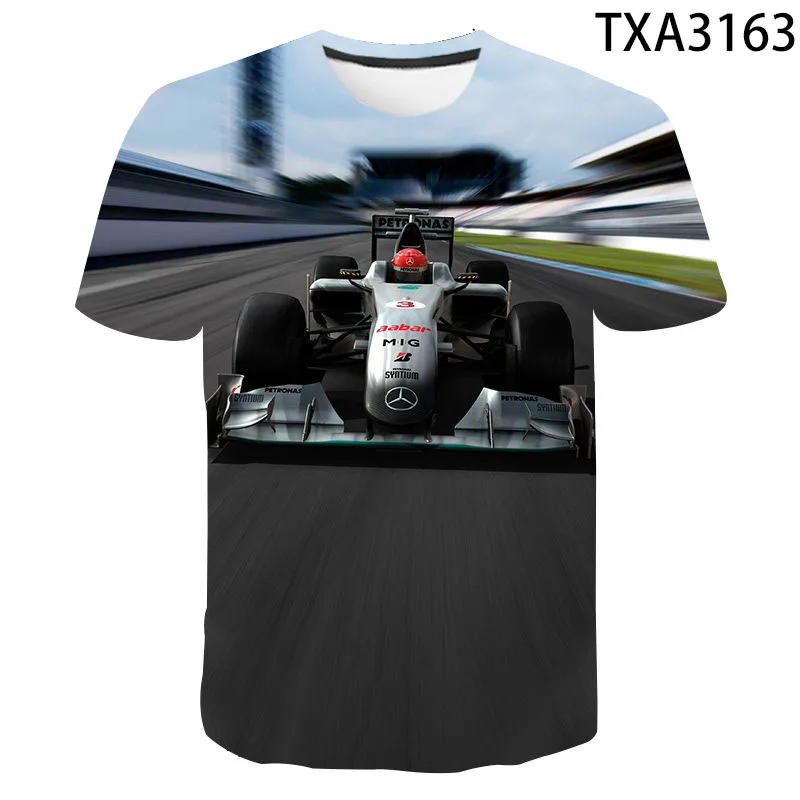 Formula racing 3D printing T-shirt men's and women's casual fashion outdoor sports equipment boys and girls breathable cool top
Formula racing 3D printing T-shirt men's and women's casual fashion outdoor sports equipment boys and girls breathable cool top