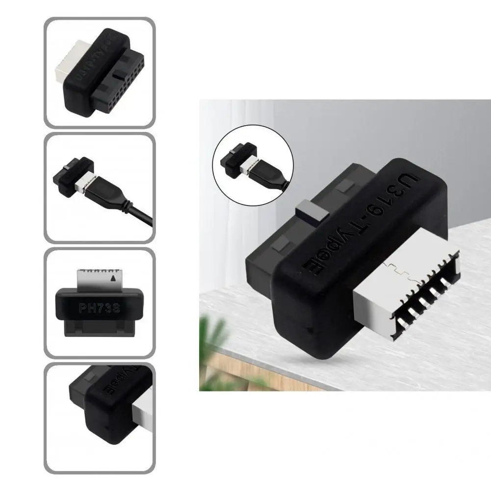 Reliable Practical USB3.0 19P/20P to Type-E Type-C 90 Degree Motherboard Connector Socket Portable Safe for Computer
Reliable Practical USB3.0 19P/20P to Type-E Type-C 90 Degree Motherboard Connector Socket Portable Safe for Computer