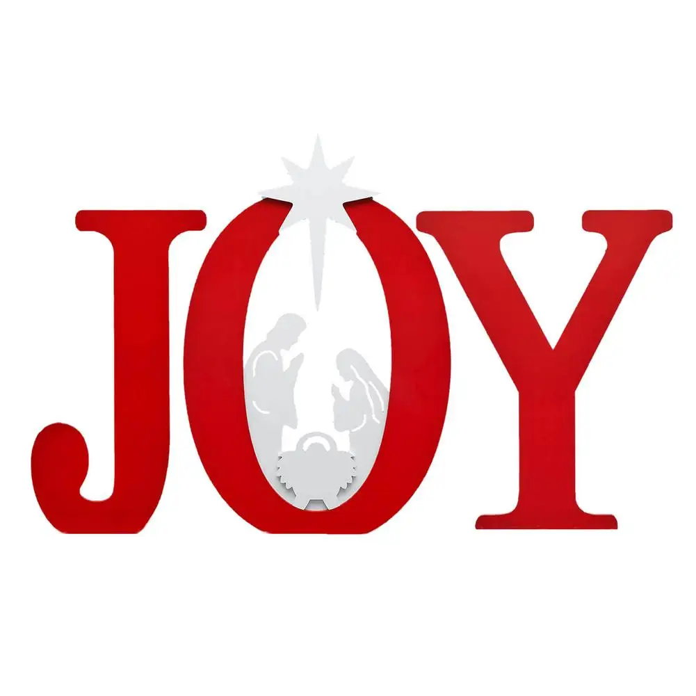 Outdoor Christmas Decorations - Religious Lawn Stake Signs - Joy Letters Holy Nativity Outdoor For Christmas Holiday Winter Deco 
Outdoor Christmas Decorations - Religious Lawn Stake Signs - Joy Letters Holy Nativity Outdoor For Christmas Holiday Winter Deco
