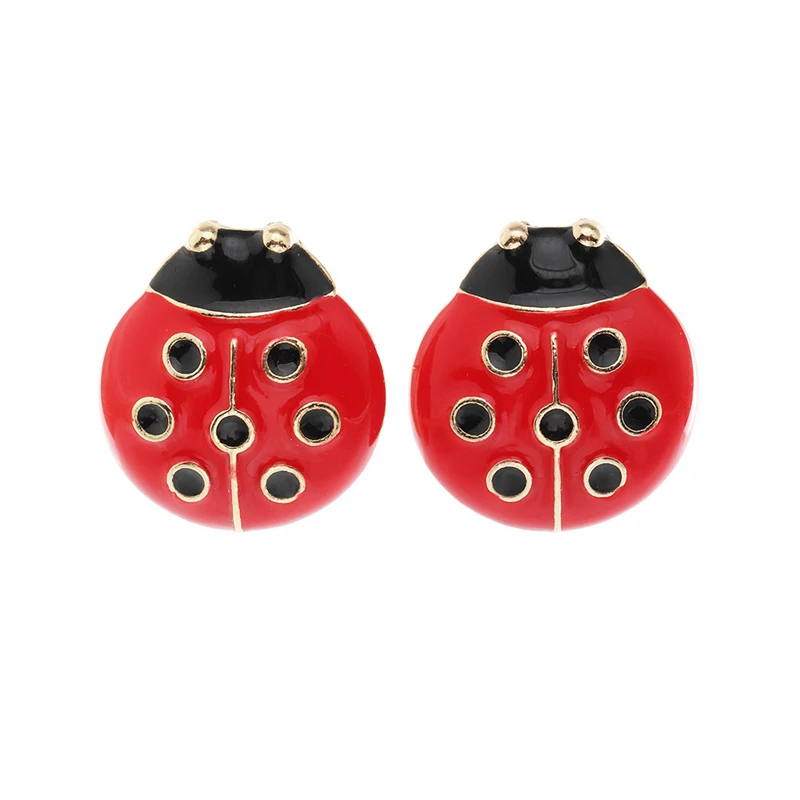 Cute Seven-spotted Lady Beetle Stud Earrings for Women Fashion Red Oil Ladybug Earring Studs Girl Color Insect Ear Hooks Jewelry
Cute Seven-spotted Lady Beetle Stud Earrings for Women Fashion Red Oil Ladybug Earring Studs Girl Color Insect Ear Hooks Jewelry