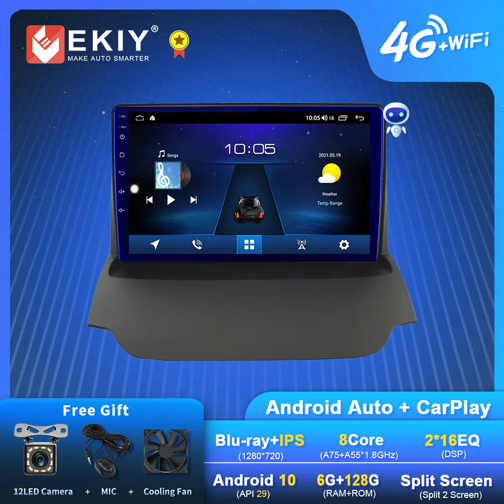 EKIY S7T Android 10 Car Radio Ford Ecosport 2013-2017 Navi GPS 1280*720 IPS Carplay Multimedia Player Head Unit No 2din DVD HU
EKIY S7T Android 10 Car Radio Ford Ecosport 2013-2017 Navi GPS 1280*720 IPS Carplay Multimedia Player Head Unit No 2din DVD HU
