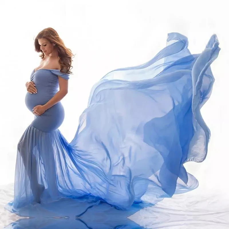 Summer Dress 2021 Maternity Clothes Soft Long Skirt Photography Chiffon Pregnancy Dress For Women Average Size
Summer Dress 2021 Maternity Clothes Soft Long Skirt Photography Chiffon Pregnancy Dress For Women Average Size
