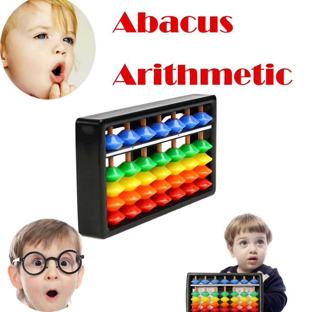 Портативный пластиковый Abacus, 7 стержней, красочные бусины, Abacus арифметические счеты соробан, детский инструмент для расчета, игрушка, образо...
Портативный пластиковый Abacus, 7 стержней, красочные бусины, Abacus арифметические счеты соробан, детский инструмент для расчета, игрушка, образо...