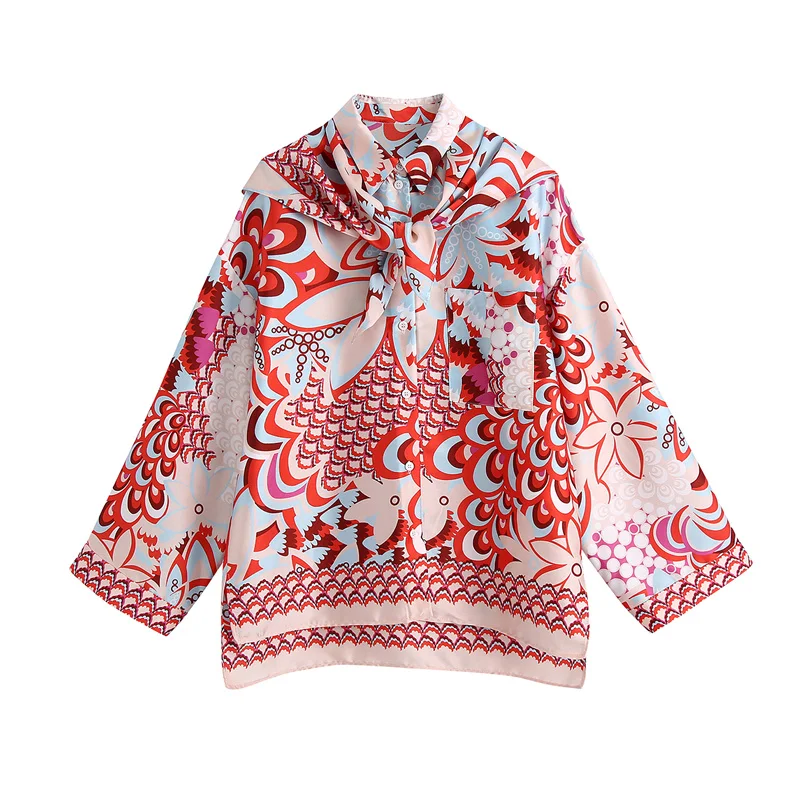 Csmdtyjl Vintage chic floral print women's blouse summer Scarf collar fashion elegant shirt lady Straight long sleeve shirt girl
Csmdtyjl Vintage chic floral print women's blouse summer Scarf collar fashion elegant shirt lady Straight long sleeve shirt girl