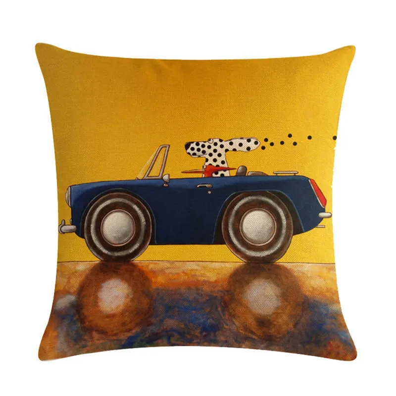 Retro Bus Car Series Print Linen Pillowcase 45*45cm Home Pillow Cases Sofa Cushion Cover
Retro Bus Car Series Print Linen Pillowcase 45*45cm Home Pillow Cases Sofa Cushion Cover