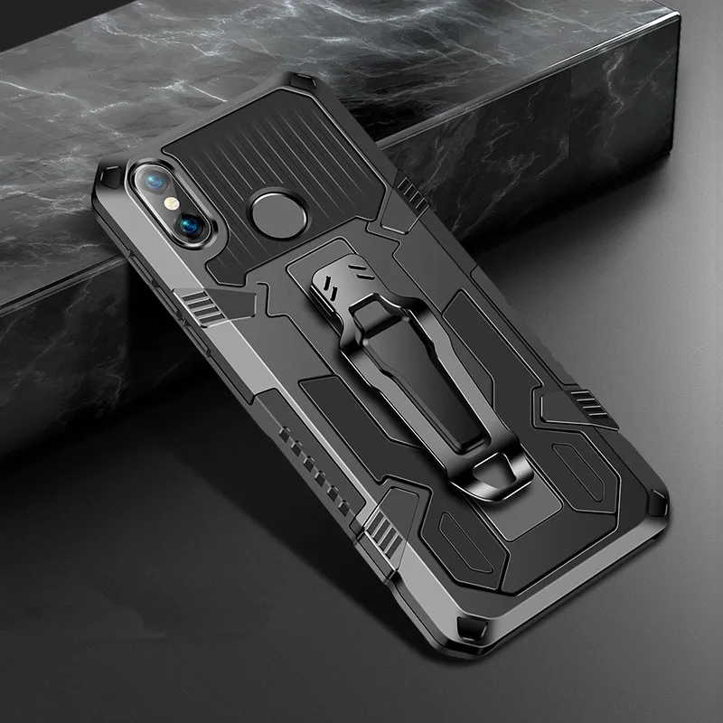 Shockproof Phone Case For Xiaomi Redmi Note 5 6 7 8 7A 6A 8A 5A Pro Rugged Armor Aluminum Magnetic Stand Metal Anti-fall Cover | Мобильные