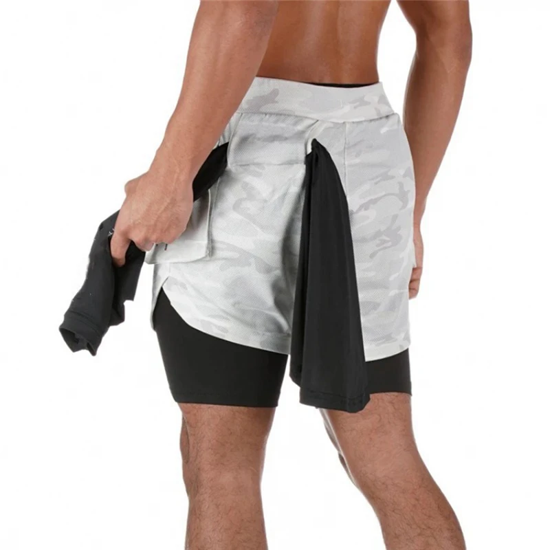 Men's Fitness Shorts Double Layer Training Sweat Absorbent Quick Drying Pockets Lace Up Male Casual Shorts
Men's Fitness Shorts Double Layer Training Sweat Absorbent Quick Drying Pockets Lace Up Male Casual Shorts