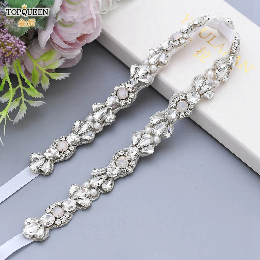 TOPQUEEN S472 Wedding Belt for Bride Dress Shiny Rhinestone Belt Jewel Belts for Wedding Dress Sparkly Dress Belt for Women
TOPQUEEN S472 Wedding Belt for Bride Dress Shiny Rhinestone Belt Jewel Belts for Wedding Dress Sparkly Dress Belt for Women
