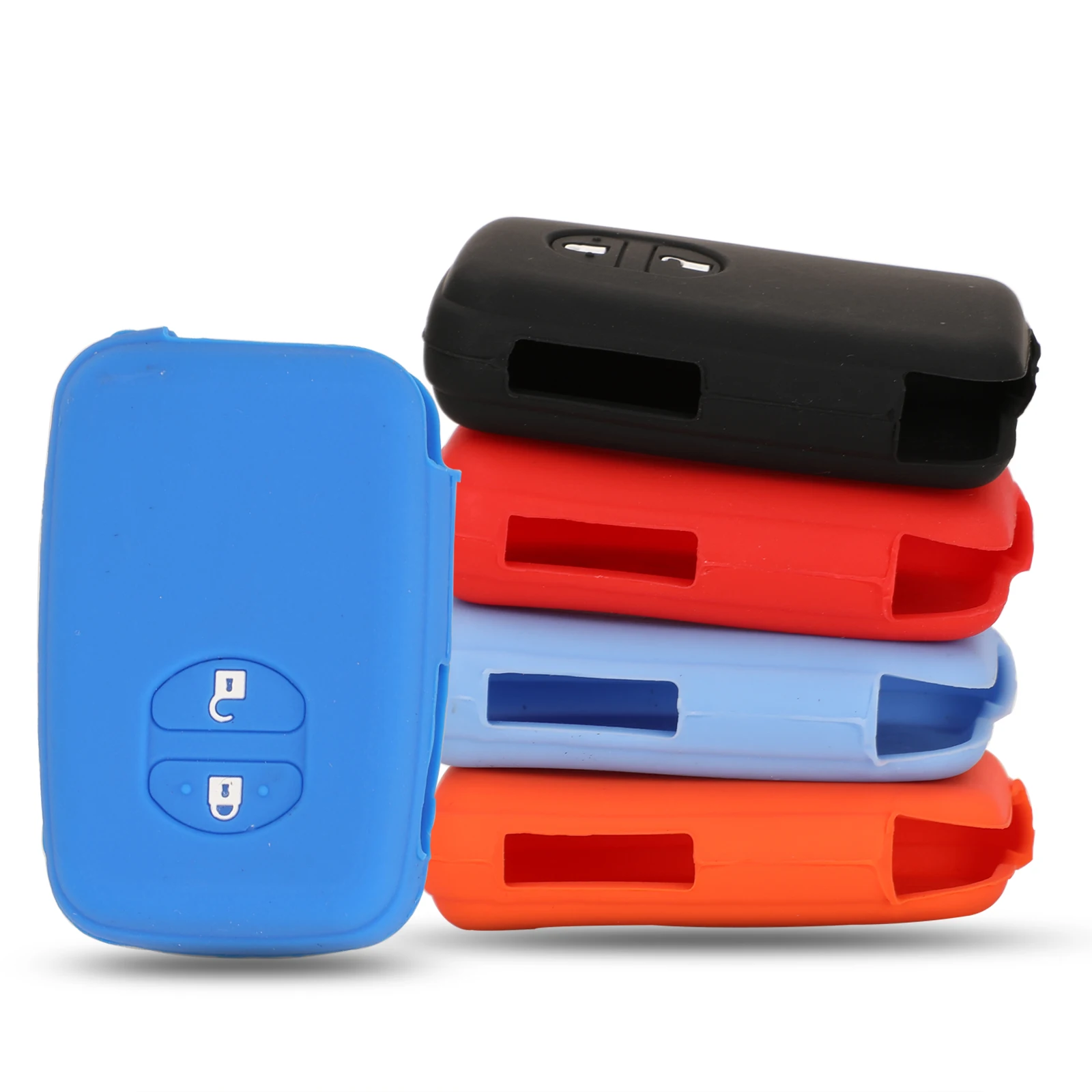 Jingyuqin для Toyota Camry Crown RAV4 Corolla Prado Prius умный пульт дистанционного управления с 2 кнопками резиновый Цветной силиконовый чехол для автомобильног...
Jingyuqin для Toyota Camry Crown RAV4 Corolla Prado Prius умный пульт дистанционного управления с 2 кнопками резиновый Цветной силиконовый чехол для автомобильног...