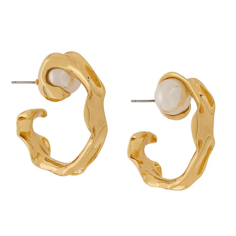 Vintage Earrings for Women Irregular Geometric Temperament Pearl Water Ripple Earrings Charm Jewelry Gifts Jewelry Accessories
Vintage Earrings for Women Irregular Geometric Temperament Pearl Water Ripple Earrings Charm Jewelry Gifts Jewelry Accessories