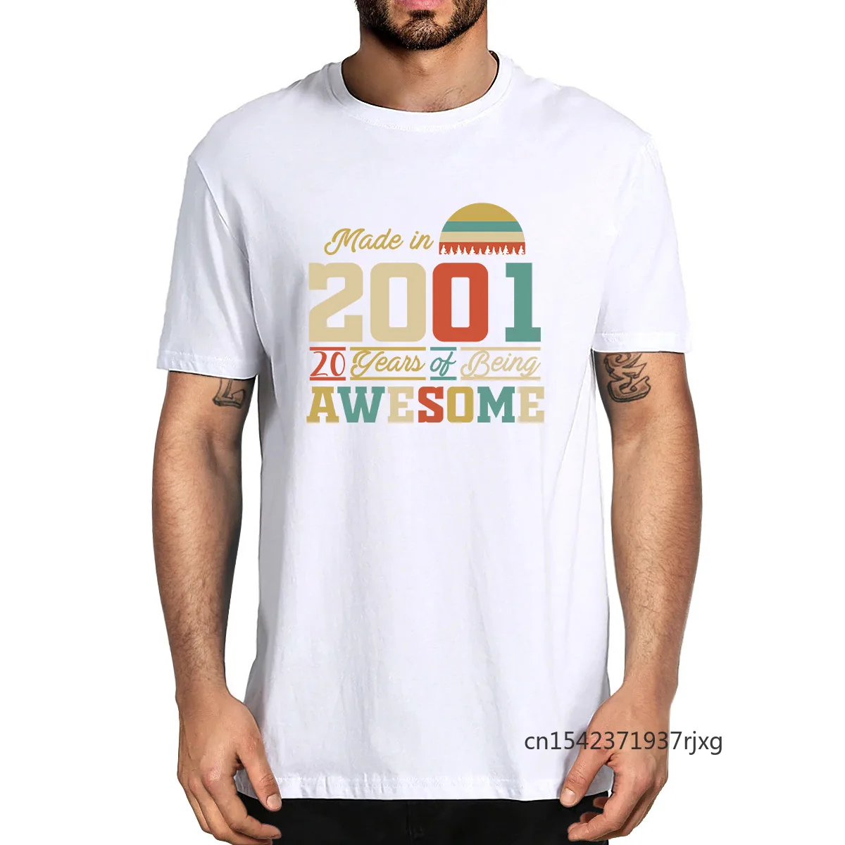 Unisex Made In 2001 20th Birthday Gift Awesome 20th Birthday Vintage Funny Men'sT-Shirt Men Casual Tee
Unisex Made In 2001 20th Birthday Gift Awesome 20th Birthday Vintage Funny Men'sT-Shirt Men Casual Tee