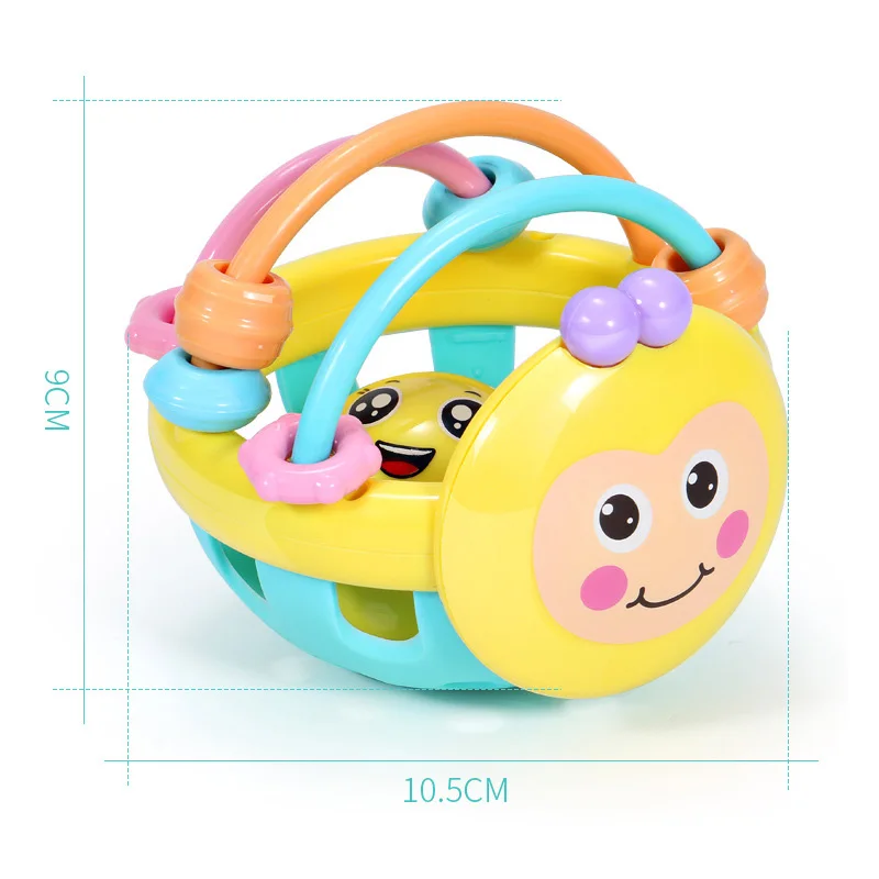 Soft Rubber Cartoon Bee Hand Knocking Rattle Dumbbell Early Educational Toy For Kid Hand Bell Baby Handbell Toy Infant Rattles
Soft Rubber Cartoon Bee Hand Knocking Rattle Dumbbell Early Educational Toy For Kid Hand Bell Baby Handbell Toy Infant Rattles