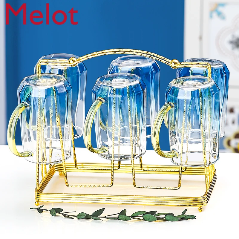Nordic Simple Water Cup Household Living Room Glass Tea Cup with Handle Large Capacity Cup Good-looking Drinking Ware Tea Set
Nordic Simple Water Cup Household Living Room Glass Tea Cup with Handle Large Capacity Cup Good-looking Drinking Ware Tea Set