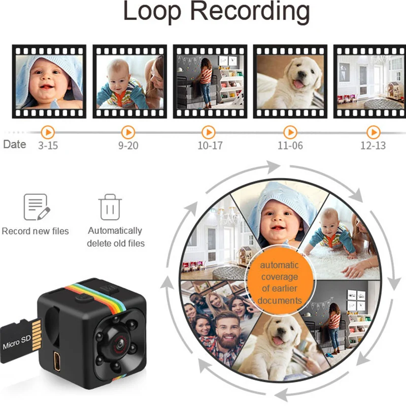 Mini Camera For Home Security System Mini Camera 1080p SQ11 Motion Detection Outdoor Sport Aerial Photography Mini Camera 
Mini Camera For Home Security System Mini Camera 1080p SQ11 Motion Detection Outdoor Sport Aerial Photography Mini Camera