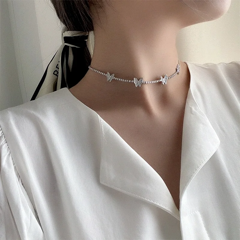 Origin Summer Korean Fashion Bling Bling Rhinestone Butterfly Chokers Necklace for Women Statement Party Necklace Jewelry
Origin Summer Korean Fashion Bling Bling Rhinestone Butterfly Chokers Necklace for Women Statement Party Necklace Jewelry