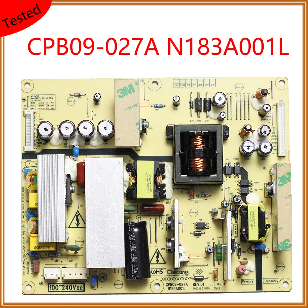 CPB09-027A N183A001L Original Power Supply TV Power Card Original Equipment Power Support Board For TV CPB09 027A N183A001L
CPB09-027A N183A001L Original Power Supply TV Power Card Original Equipment Power Support Board For TV CPB09 027A N183A001L