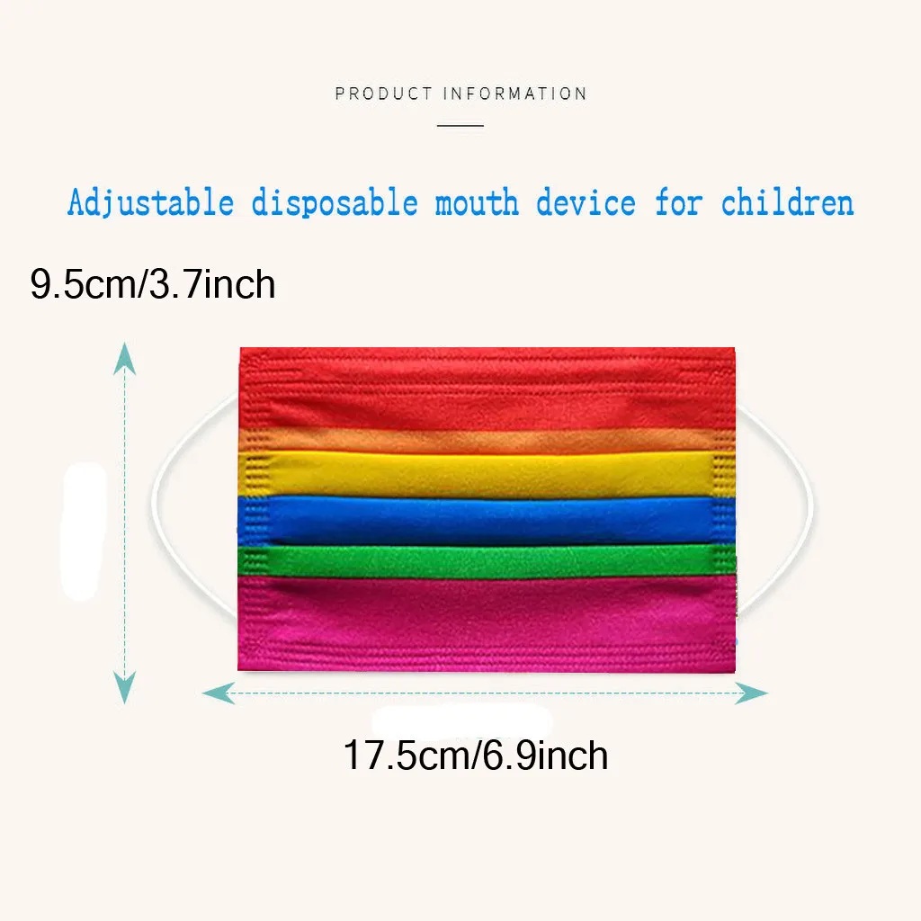10-90PCS Adult's Disposable Protective Mouth Mask Women Men Colorful Rainbow Face Masks Masque 3-Ply Dustproof Mask Mascarillas
10-90PCS Adult's Disposable Protective Mouth Mask Women Men Colorful Rainbow Face Masks Masque 3-Ply Dustproof Mask Mascarillas