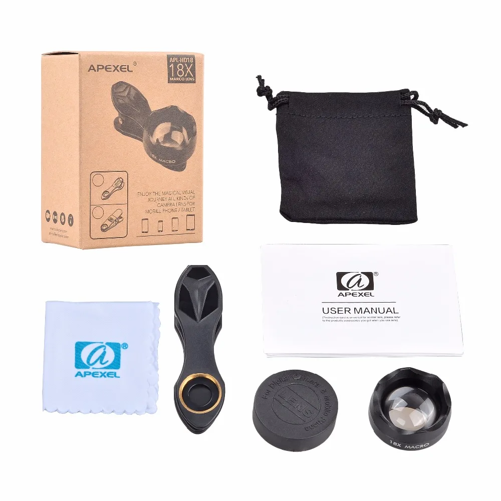Professional photography Macro Lens HD 18X macro mobile phone lens for iPhone 6 7 Xiaomi Android IOS smartphone HD18X
Professional photography Macro Lens HD 18X macro mobile phone lens for iPhone 6 7 Xiaomi Android IOS smartphone HD18X
