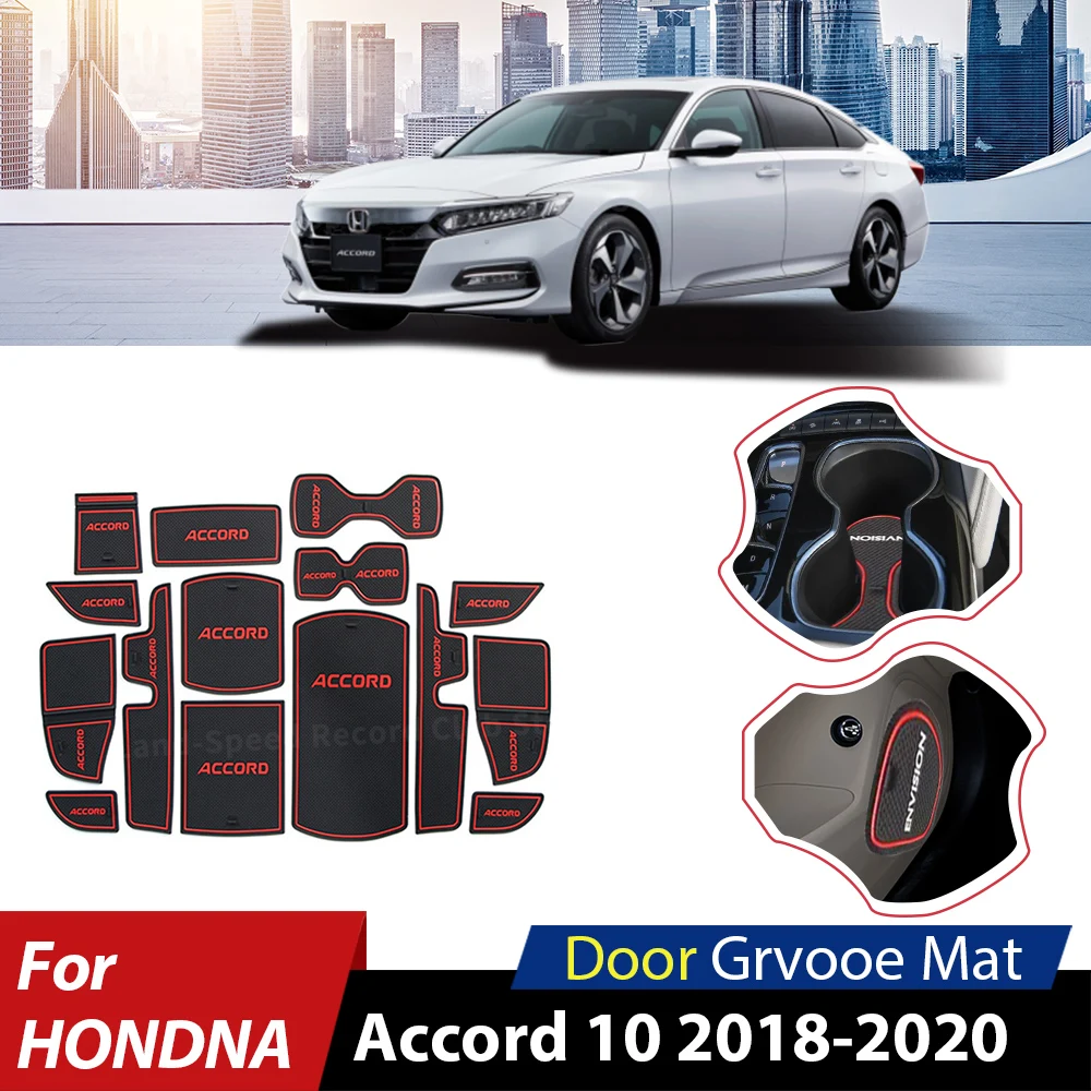 Anti-Slip Rubber Cup Door Groove Mat For Honda Accord 10 X MK10 10th Gen 2020 2019 2018 Accessories Cushion Mat For Phone
Anti-Slip Rubber Cup Door Groove Mat For Honda Accord 10 X MK10 10th Gen 2020 2019 2018 Accessories Cushion Mat For Phone