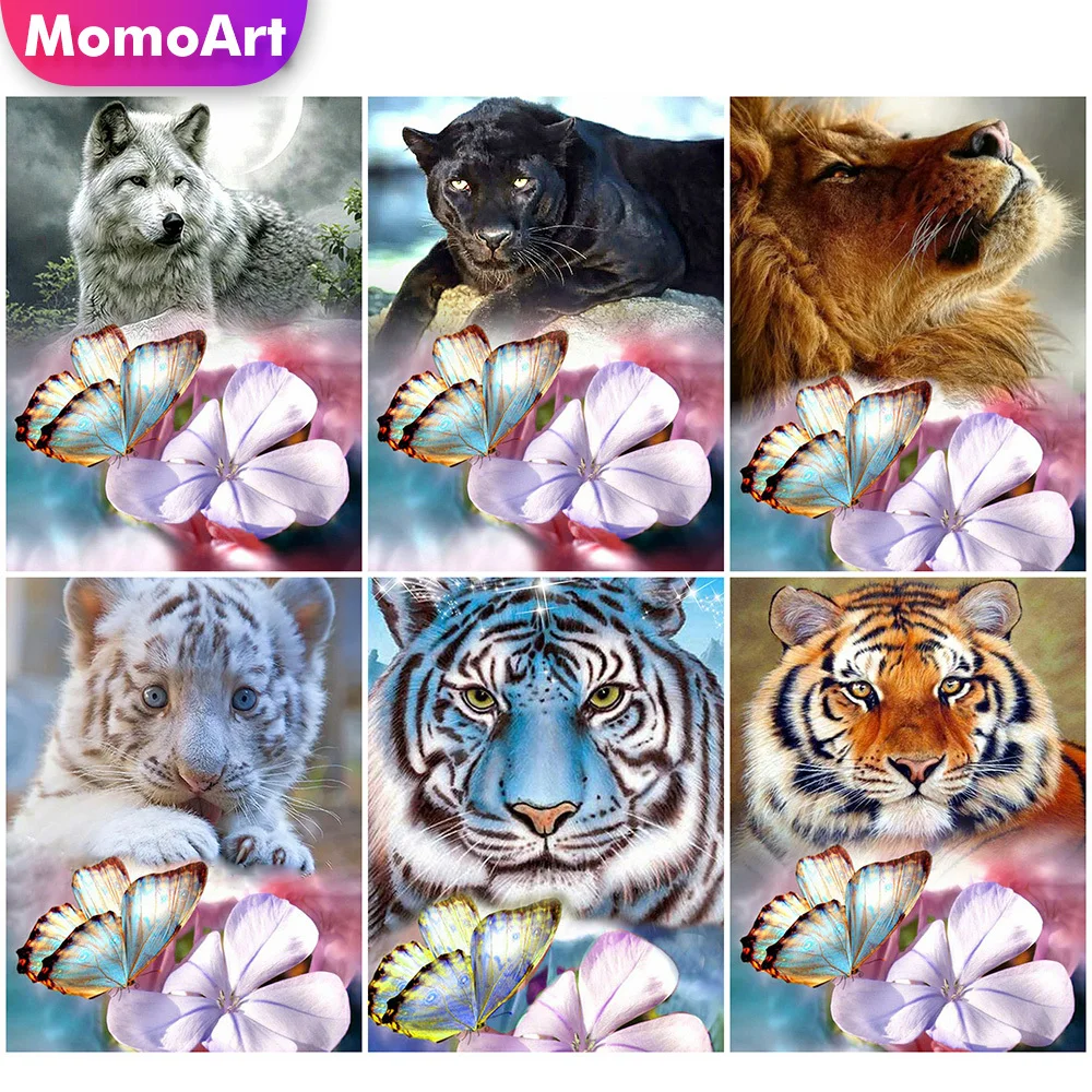 MomoArt Diamond Mosaic Animal Cross Stitch Kits Diamond Painting Lion Full Drill Square Embroidery Tiger New Arrival Wall Decor
MomoArt Diamond Mosaic Animal Cross Stitch Kits Diamond Painting Lion Full Drill Square Embroidery Tiger New Arrival Wall Decor