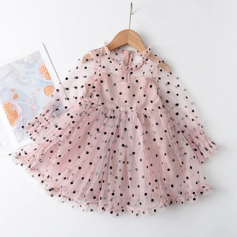 2021 New Summer Girls Princesss Dress Kids Girl Party Costumes Polka Dot Dresses Mesh Vestidos Children Casual Clothing 2-6T
2021 New Summer Girls Princesss Dress Kids Girl Party Costumes Polka Dot Dresses Mesh Vestidos Children Casual Clothing 2-6T
