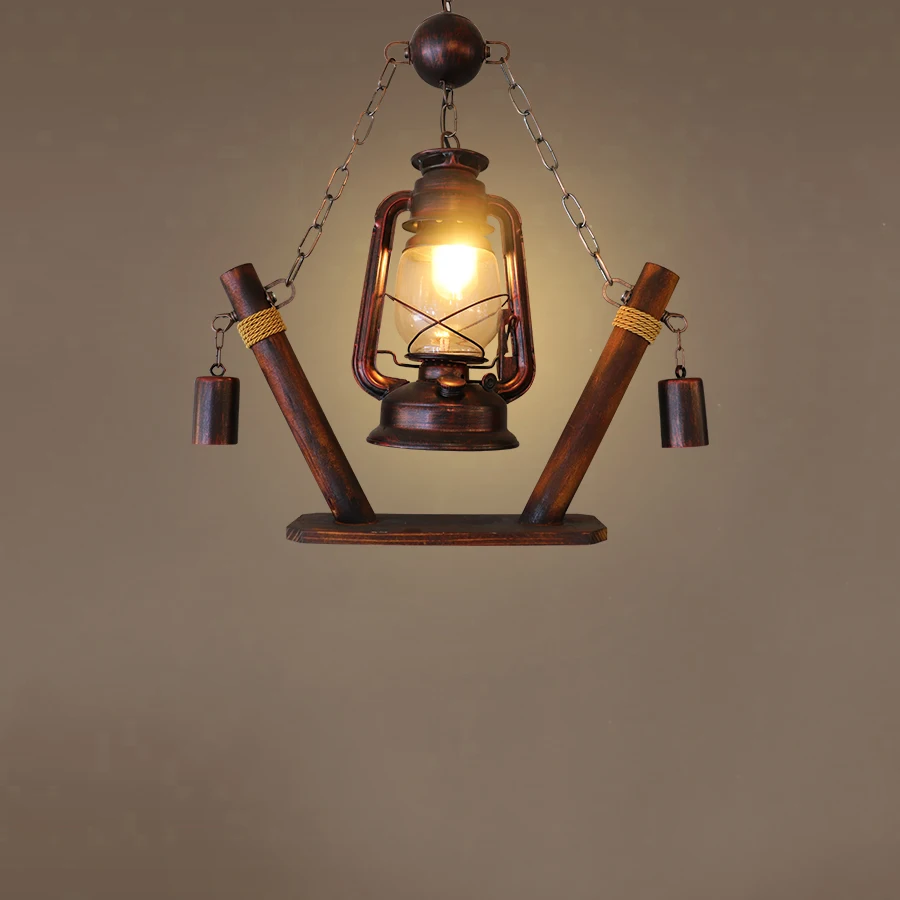 Artpad Industrial Wooden Retro Rustic Pendant Light Bedroom Restaurant Cafe Old Design Kerosene Hanging Lamp E27 Lamp Holder 
Artpad Industrial Wooden Retro Rustic Pendant Light Bedroom Restaurant Cafe Old Design Kerosene Hanging Lamp E27 Lamp Holder