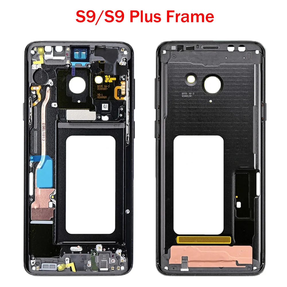 Для Samsung Galaxy S9 G960 G960F + Plus G965 G965F корпус телефона шасси ЖК пластина Средняя рамка |