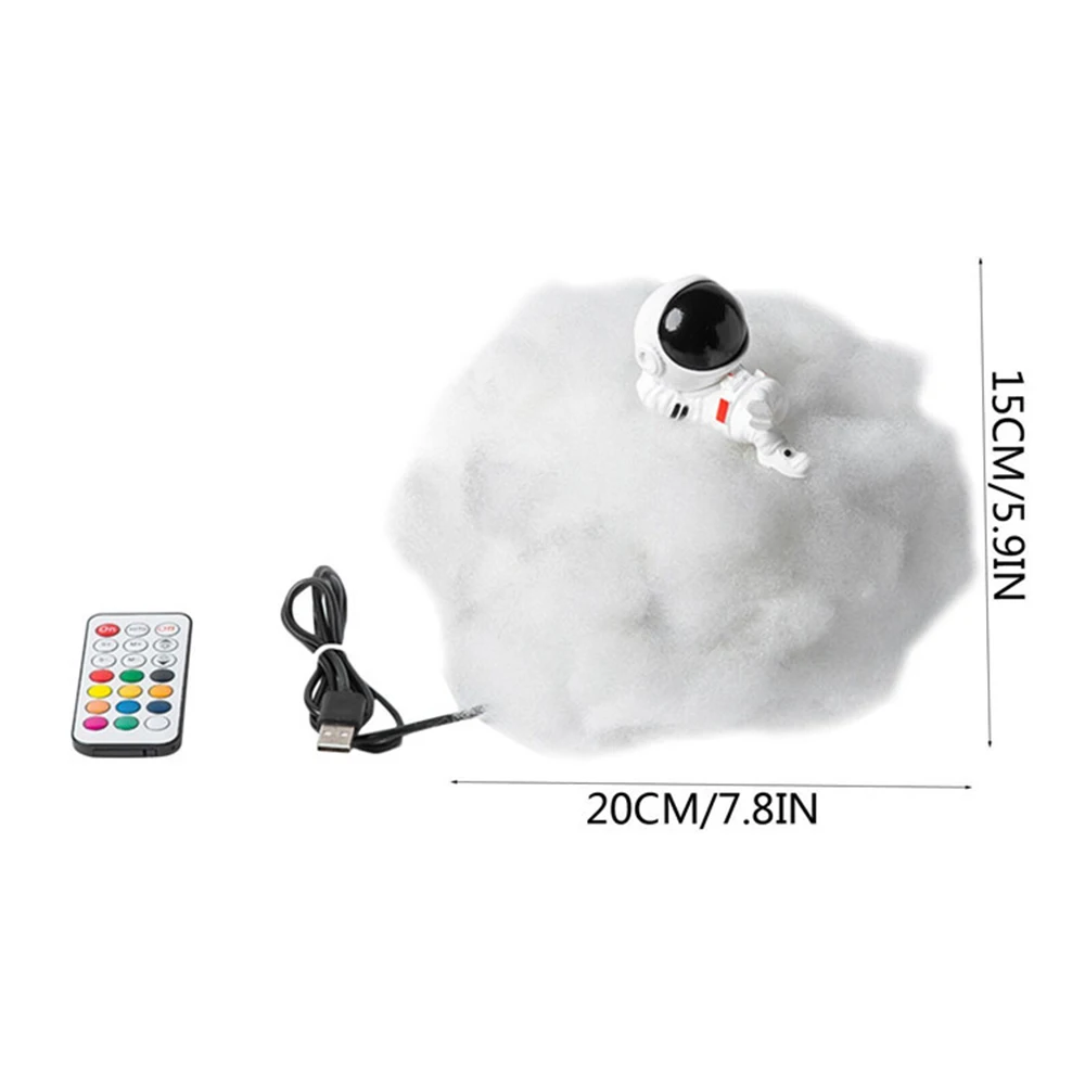 New Led Colorful Clouds Astronaut Lamp With Rainbow Effect As Children's Night Light Creative Gift New Year Home Decoration
New Led Colorful Clouds Astronaut Lamp With Rainbow Effect As Children's Night Light Creative Gift New Year Home Decoration