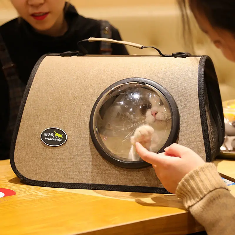Royal Animals Pet Cat Backpack Travel Cat Carrier Bag Portable Pet Space Capsule Breathable Cat Carrier Outdoor Pets Handbag
Royal Animals Pet Cat Backpack Travel Cat Carrier Bag Portable Pet Space Capsule Breathable Cat Carrier Outdoor Pets Handbag