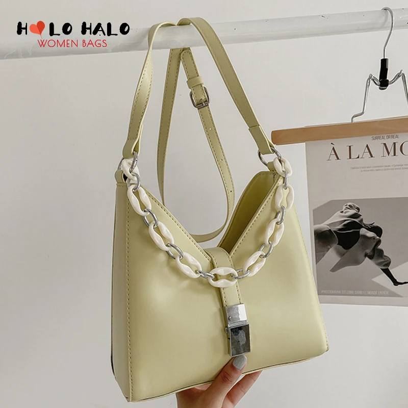 Luxury Design Shoulder Bag Women Chain Purses and Handbags Fashion Crossbody Bag Female Solid Color Pu Leather Designer Bag 2021
Luxury Design Shoulder Bag Women Chain Purses and Handbags Fashion Crossbody Bag Female Solid Color Pu Leather Designer Bag 2021