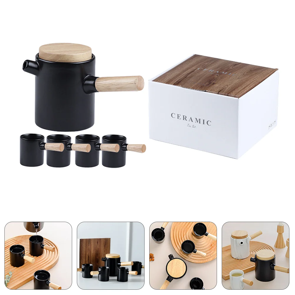 1 Set Ceramic Teapot with Filter Household Tiny Teapot Tea Brewer Coffee Pot
1 Set Ceramic Teapot with Filter Household Tiny Teapot Tea Brewer Coffee Pot
