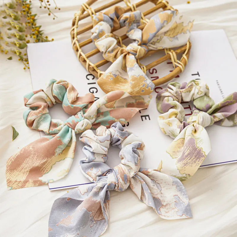 Hair Scrunchies Ponytail Holder Knotted Hair Ties Rope Vintage Tie-dye Bow Scrunchies Elastic Hair Bands Hair Accessories
Hair Scrunchies Ponytail Holder Knotted Hair Ties Rope Vintage Tie-dye Bow Scrunchies Elastic Hair Bands Hair Accessories