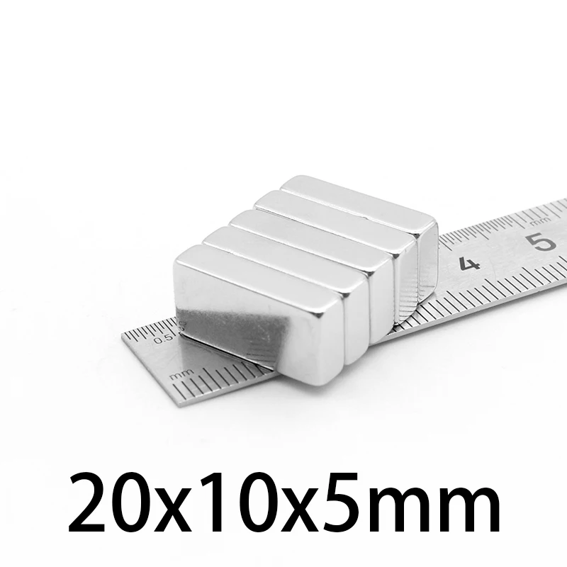 5-50pcs 20x10x5mm Powerful Quadrate Magnetic Permanent Magnet 20mmx10mmx5mm Super Powerful magnet Neodymium Magnets 20*10*5mm
5-50pcs 20x10x5mm Powerful Quadrate Magnetic Permanent Magnet 20mmx10mmx5mm Super Powerful magnet Neodymium Magnets 20*10*5mm