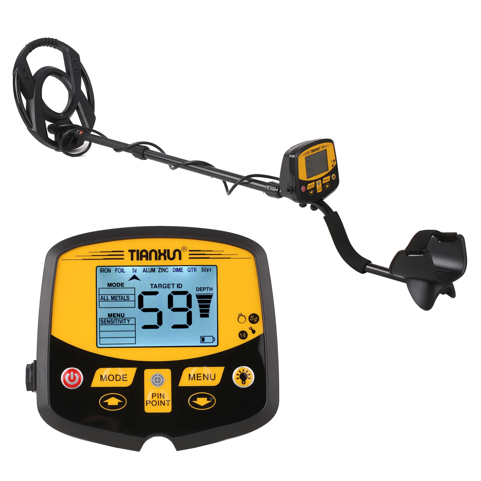 KKmoon Underground Metal Detector Adjustable Sensitivity Metal Finder LCD Display with Backlight Gold Detector Gold Seeker
KKmoon Underground Metal Detector Adjustable Sensitivity Metal Finder LCD Display with Backlight Gold Detector Gold Seeker