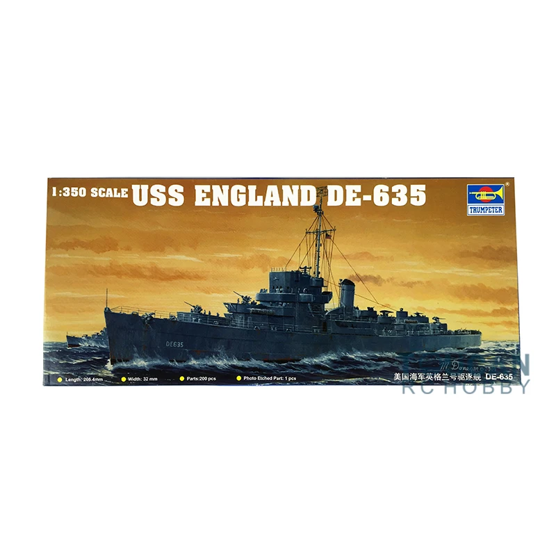 US Stock Trumpeter 05305 1/350 USS Destroyer Escort England DE-635 Static Warship Model Ornamental Collection Toy TH05260-SMT5
US Stock Trumpeter 05305 1/350 USS Destroyer Escort England DE-635 Static Warship Model Ornamental Collection Toy TH05260-SMT5