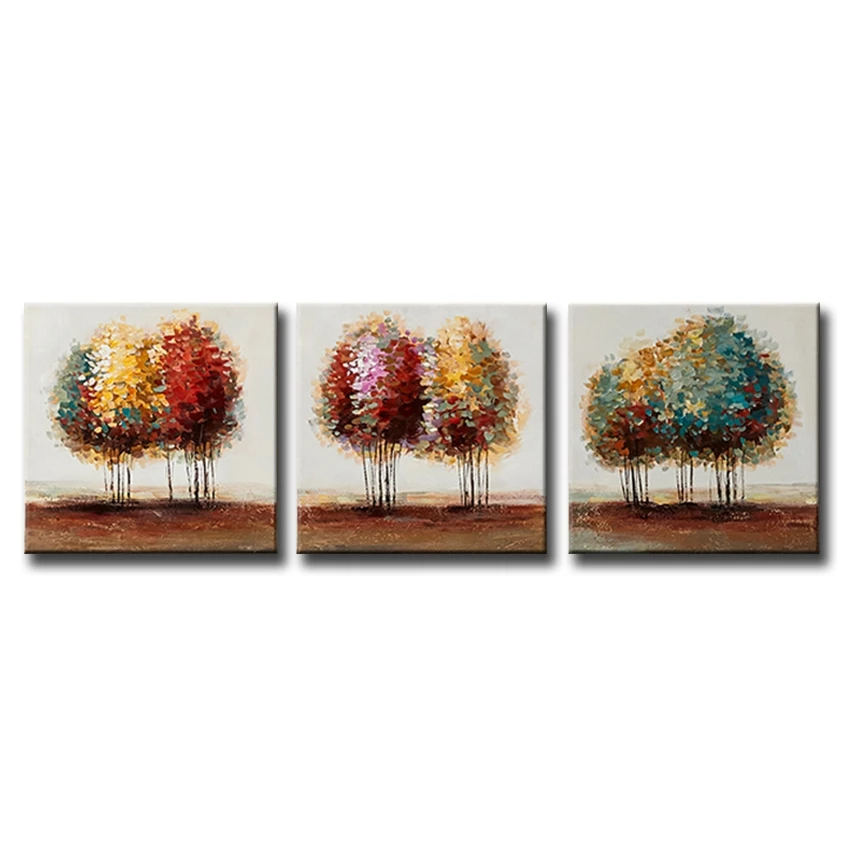 3 pcs color trees Home Decor Abstract pictures Oil Painting On Canvas Handmade acrylic wall decor Art For living Room Unframed
3 pcs color trees Home Decor Abstract pictures Oil Painting On Canvas Handmade acrylic wall decor Art For living Room Unframed