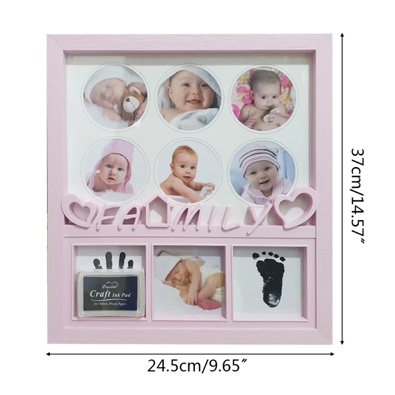 Creative DIY Baby Wall Hanging Pictures Display Stand Record Handprint Footprint Souvenirs Photo Frame Kids Growing Memory Gifts 
Creative DIY Baby Wall Hanging Pictures Display Stand Record Handprint Footprint Souvenirs Photo Frame Kids Growing Memory Gifts