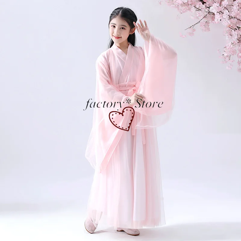Children's Dance Hanfu Girls Costume Fairy Women's Clothing Antique Hanfu Chao Xian Chinese Stage Performance
Children's Dance Hanfu Girls Costume Fairy Women's Clothing Antique Hanfu Chao Xian Chinese Stage Performance