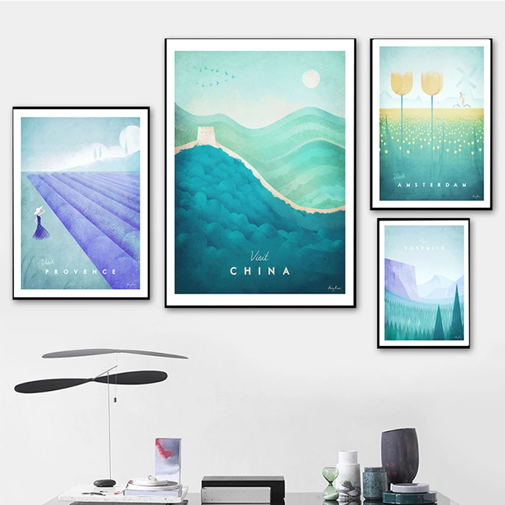 Travel Lanscape Wall Art Canvas Poster and Print Yosemite Painting Provence Amsterdam Picture for Living Room Nordic Home Decor
Travel Lanscape Wall Art Canvas Poster and Print Yosemite Painting Provence Amsterdam Picture for Living Room Nordic Home Decor