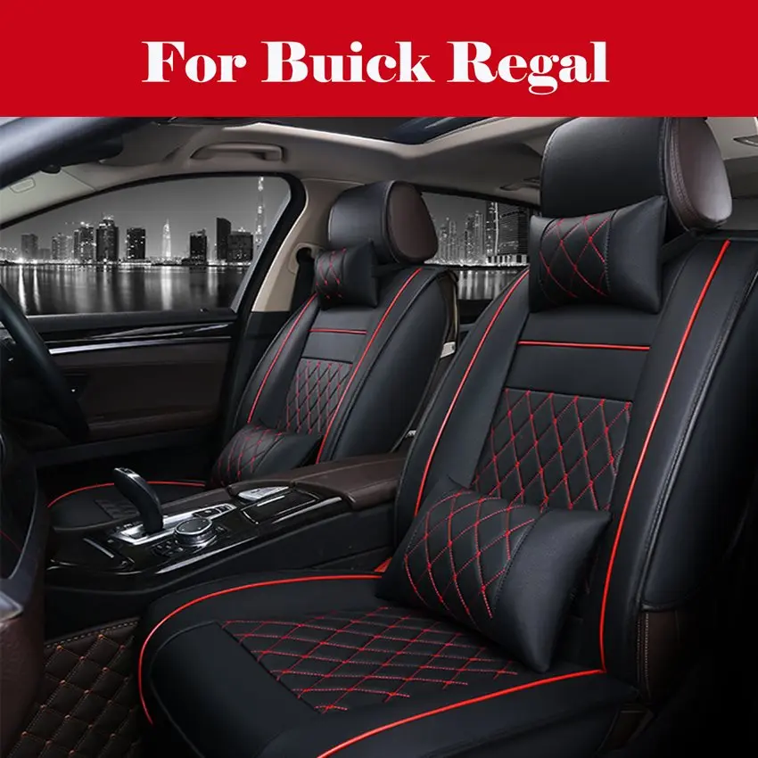 Black PU Leather Front+Rear Car Seat Cover 5D Full Coverage Auto Styling Cushion For Buick Regal
Black PU Leather Front+Rear Car Seat Cover 5D Full Coverage Auto Styling Cushion For Buick Regal