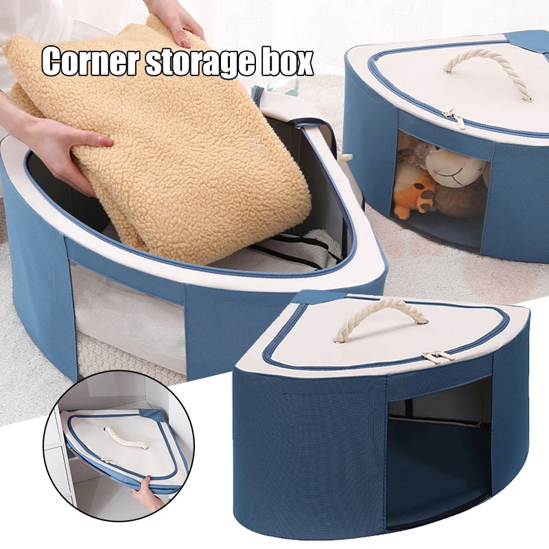 1pcs Storage Box for Corner Folding Quarter Circle Organizer Bag with Thick Rope Handle & Window Waterproof Zipper Case
1pcs Storage Box for Corner Folding Quarter Circle Organizer Bag with Thick Rope Handle & Window Waterproof Zipper Case