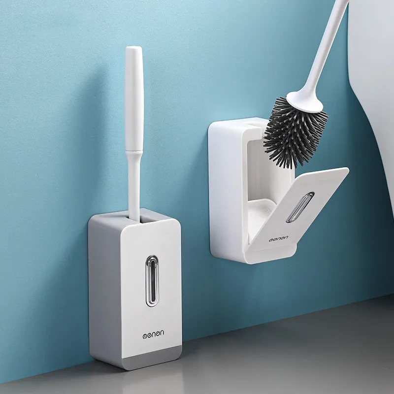 TPR toilet brush long handle soft bristled toilet brush with base silicone no dead end wall hanging toilet cleaning brush
TPR toilet brush long handle soft bristled toilet brush with base silicone no dead end wall hanging toilet cleaning brush