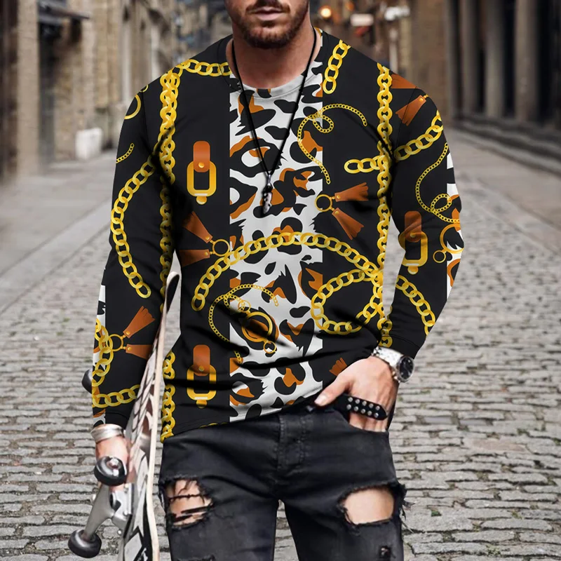 Summer Pop Mens T Shirts Plus Size Loose Clothes Vintage Long Sleeve Fashion Ethnic Style Printed O Collared Tshirts For Men 
Summer Pop Mens T Shirts Plus Size Loose Clothes Vintage Long Sleeve Fashion Ethnic Style Printed O Collared Tshirts For Men
