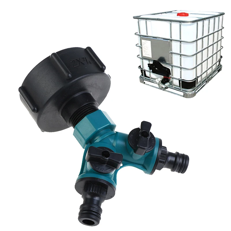 

Draad Met 3/4 "Draad Y Vormige Quick Valved Connector Ibc Tank Adapter Tap Connector Vervanging Valve Fitting 60 Mm