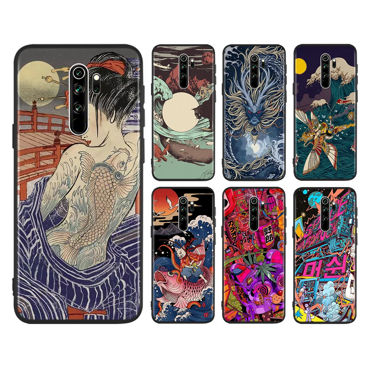 Phone Case For Redmi 9i 9T 9A 9C 9 8A 8 GO 7 7A S2 Y2 6 6A 5 5A 4X Prime Pro Plus Japanese wave Anime Dragon Black Cover
Phone Case For Redmi 9i 9T 9A 9C 9 8A 8 GO 7 7A S2 Y2 6 6A 5 5A 4X Prime Pro Plus Japanese wave Anime Dragon Black Cover