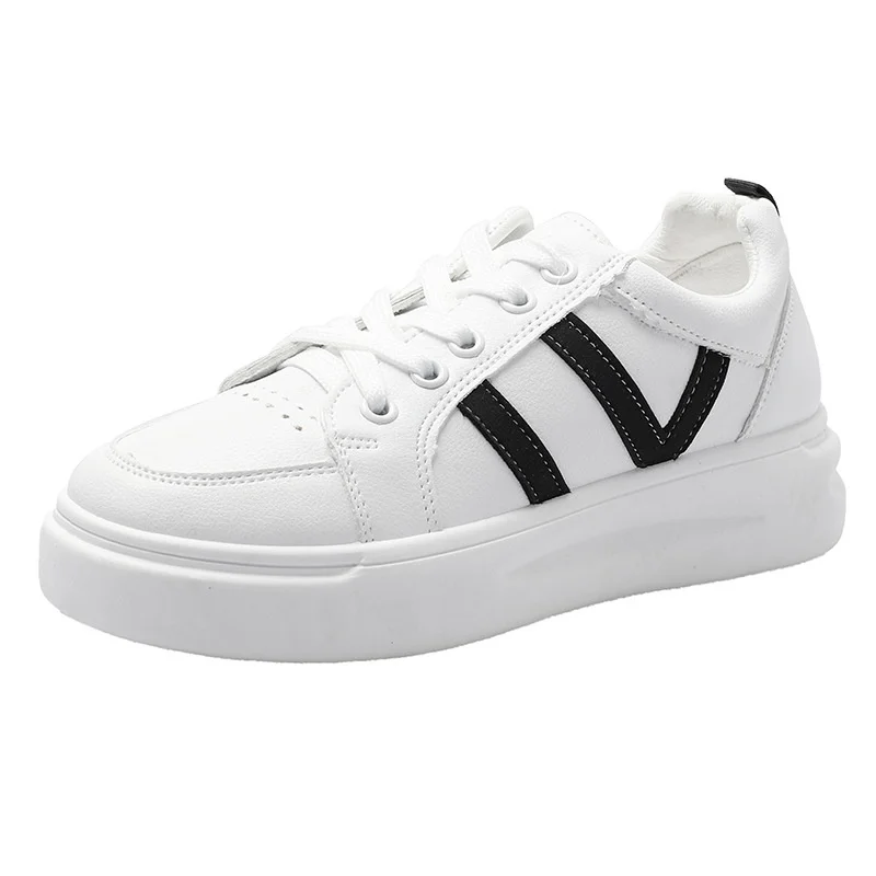 New Autumn Women's Vulcanize Breathable Spring Summer PU White Shoes Flats Casual Solid Color Fashion Women Sport Sneakers 2021
New Autumn Women's Vulcanize Breathable Spring Summer PU White Shoes Flats Casual Solid Color Fashion Women Sport Sneakers 2021