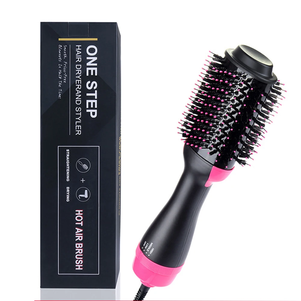 1000W Hair Dryer Hot Air Brush Styler and Volumizer Hair Straightener Curler Comb Roller One Step Electric Ion Blow Dryer Brush
1000W Hair Dryer Hot Air Brush Styler and Volumizer Hair Straightener Curler Comb Roller One Step Electric Ion Blow Dryer Brush
