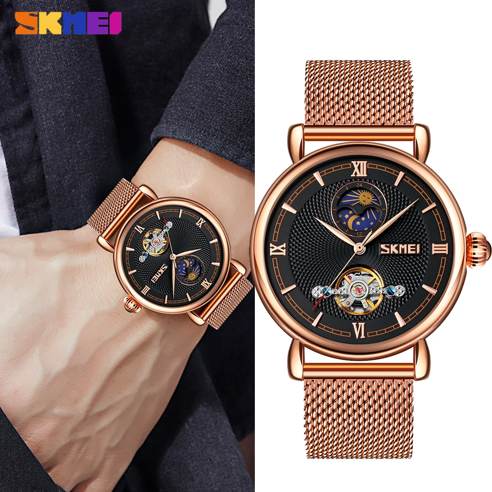 SKMEI Top Brand Luxury Quartz Men's Watches Waterproof Stainless Steel Strap Male Clock Automatic Wristwatch Relogio Masculino
SKMEI Top Brand Luxury Quartz Men's Watches Waterproof Stainless Steel Strap Male Clock Automatic Wristwatch Relogio Masculino