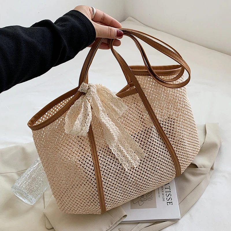 High Capacity Hand-woven Women's Big Shoulder Handbag Bohemian 2021 Summer Straw Beach Tote Bag Travel Shopper Weaving
High Capacity Hand-woven Women's Big Shoulder Handbag Bohemian 2021 Summer Straw Beach Tote Bag Travel Shopper Weaving